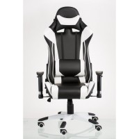 ExtremeRace black/white Геймерское кресло